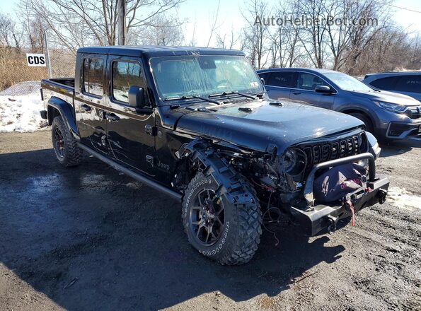 1C6PJTAG0SL531166 2025 JEEP GLADIATOR Черный Передняя правая четверть
