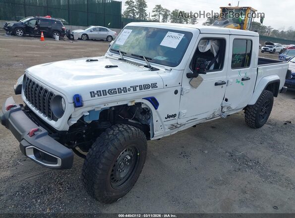 1C6PJTAG3SL504513 2025 JEEP GLADIATOR Белый Передняя левая четверть