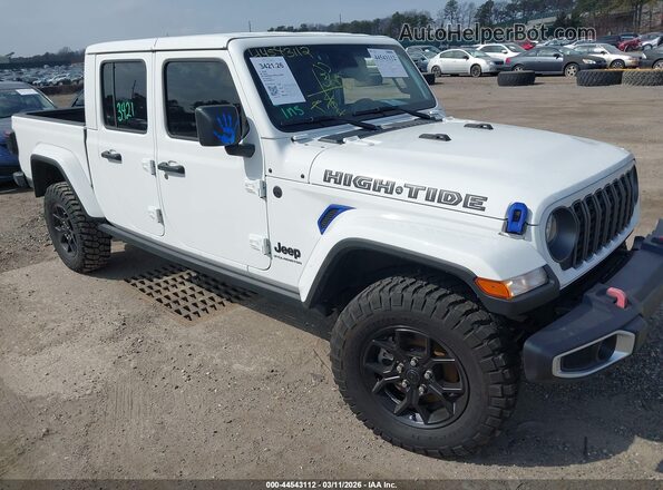 1C6PJTAG3SL504513 2025 JEEP GLADIATOR Белый Передняя правая четверть