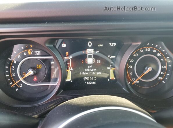 1C6PJTAG3SL527211 2025 JEEP GLADIATOR Белый Вид щитка приборов