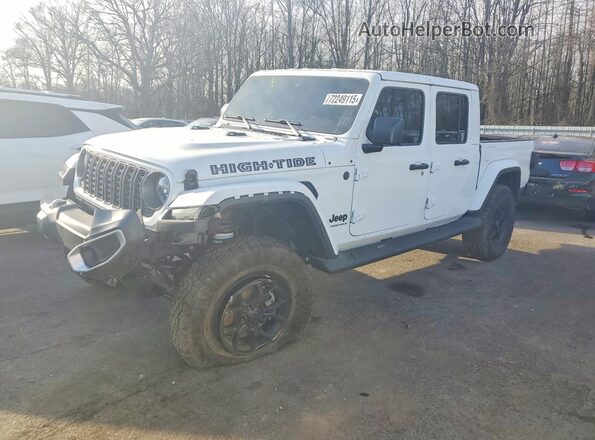 1C6PJTAG4SL542073 2025 JEEP GLADIATOR Белый Передняя левая четверть
