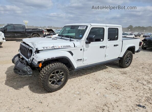 1C6PJTAG8SL505737 2025 JEEP GLADIATOR Белый Передняя левая четверть