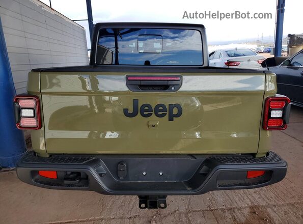 1C6PJTAG9SL515600 2025 JEEP GLADIATOR Зеленый Вид сзади