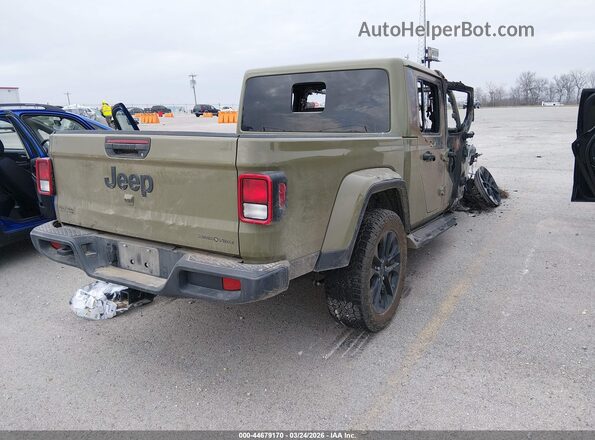 1C6PJTAGXSL528453 2025 JEEP GLADIATOR Зеленый Задняя правая четверть