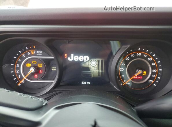 1C6RJTEG5TL153558 2026 JEEP GLADIATOR Red Widok zestawu wskaźników