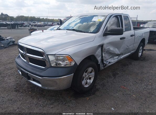 1C6RR6FG4JS299378 2018 RAM 1500 Silver Front left