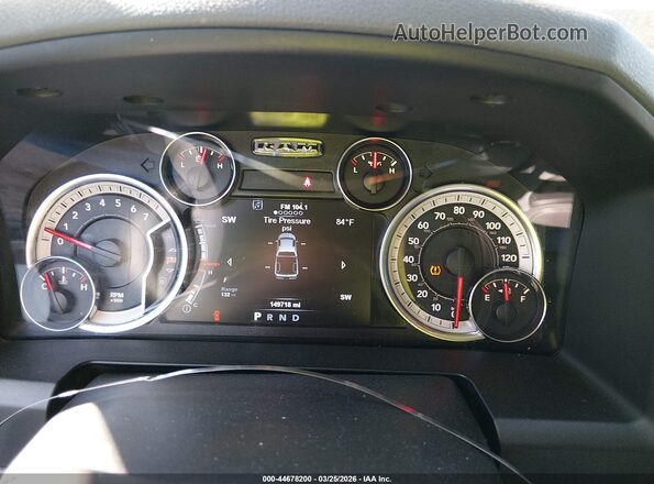 1C6RR6LT0KS552134 2019 RAM 1500 CLASSIC Черный Вид задних сидений