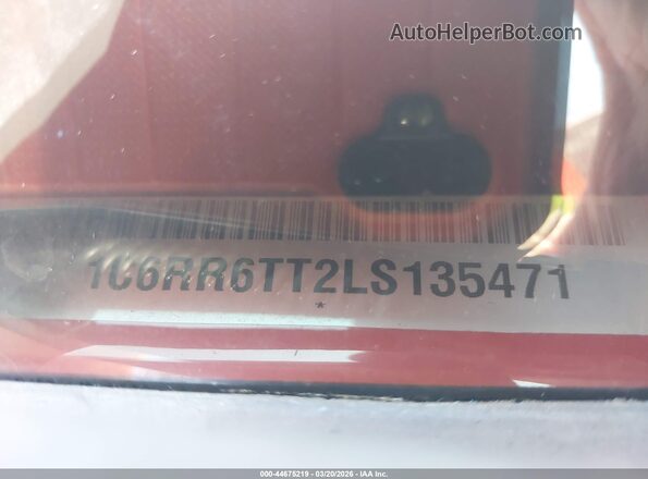 1C6RR6TT2LS135471 2020 RAM 1500 CLASSIC Красный Вид подкапотного пространства