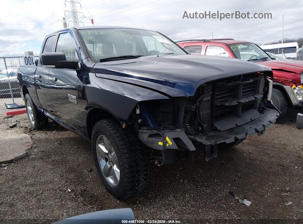 1C6RR7GGXJS311733 2018 RAM 1500 Dark Blue Передня права чверть