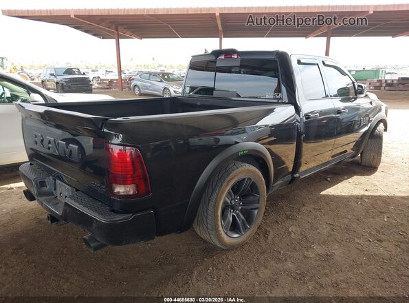 1C6RR7HT6JS135064 2018 RAM 1500 Black უკანა მარჯვენა