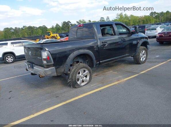 1C6RR7LT5KS538316 2019 RAM 1500 CLASSIC Черный Задняя правая четверть