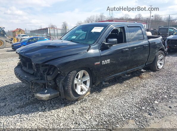 1C6RR7UTXGS214767 2016 RAM 1500 Black Առջևի ձախ երեք քառորդ տեսարան