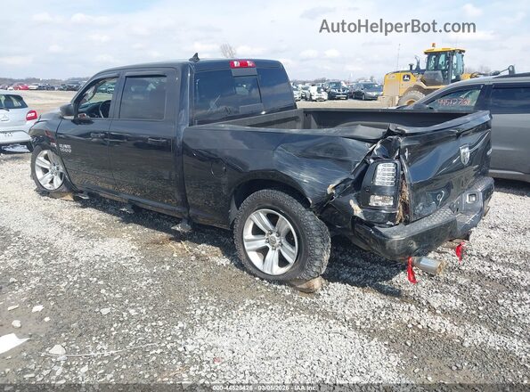 1C6RR7UTXGS214767 2016 RAM 1500 Black Հետևի ձախ