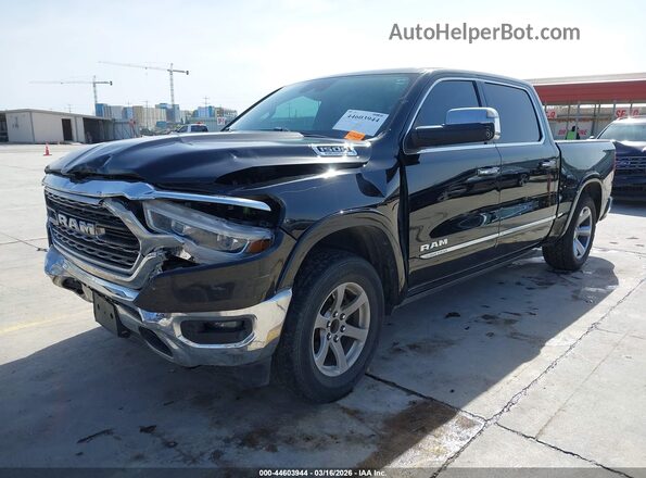 1C6RREHT2KN506984 2019 RAM 1500 Черный Передняя левая четверть