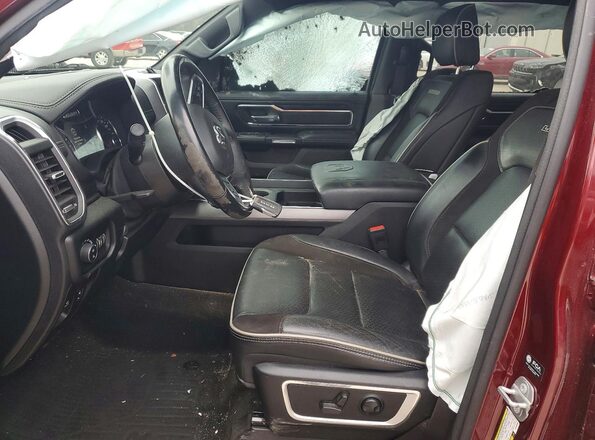 1C6RREJM1NN100993 2022 RAM 1500 Maroon Vista interior delantera