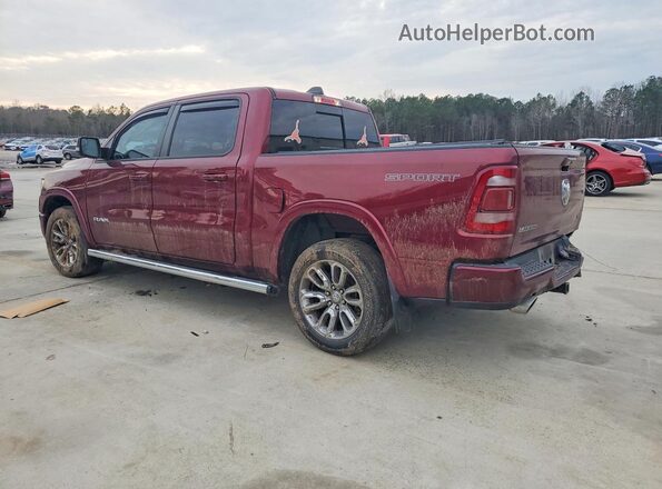 1C6RREJM1NN100993 2022 RAM 1500 Maroon Trasero izquierdo