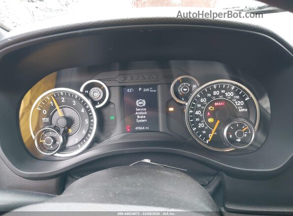 1C6SRFBT1MN731755 2021 RAM 1500 Черный Вид задних сидений