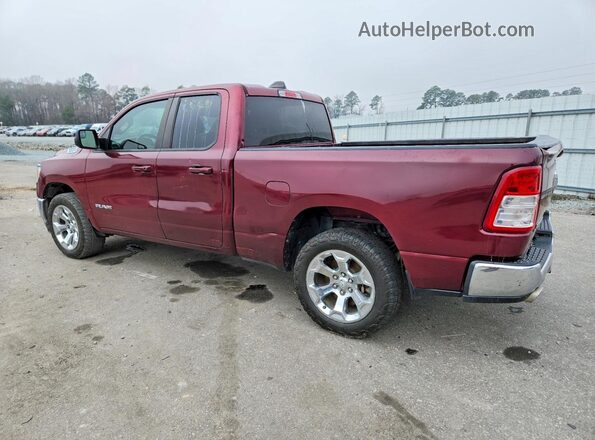 1C6SRFBTXMN646803 2021 RAM 1500 Burgundy Tył lewy