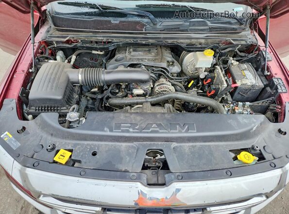 1C6SRFBTXMN646803 2021 RAM 1500 Burgundy Widok wnętrza z tyłu