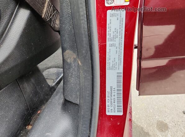 1C6SRFBTXMN646803 2021 RAM 1500 Burgundy Widok komory silnika