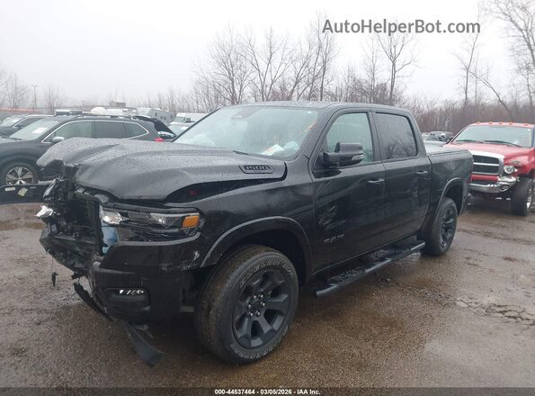 1C6SRFFP0SN531413 2025 RAM 1500 Черный Передняя левая четверть