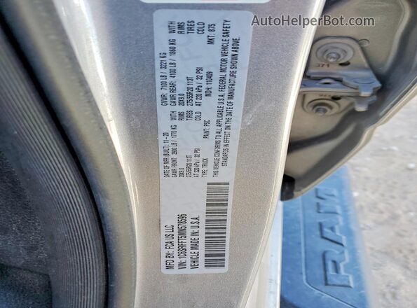 1C6SRFFT5MN578596 2021 RAM 1500 Серебряный Вид подкапотного пространства
