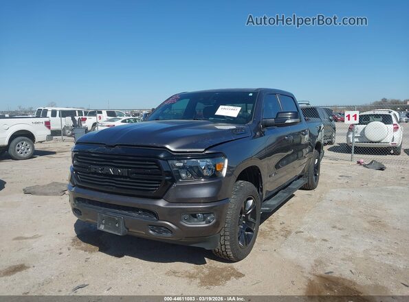 1C6SRFFT6MN552959 2021 RAM 1500 Черный Передняя левая четверть