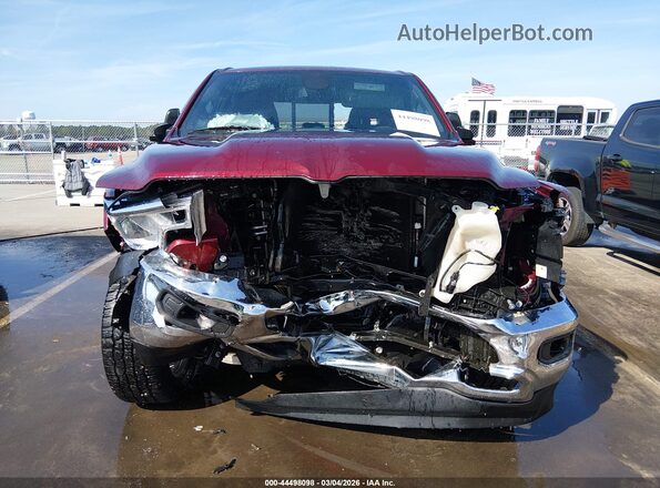 1C6SRFFT7KN533236 2019 RAM 1500 Красный Вид щитка приборов