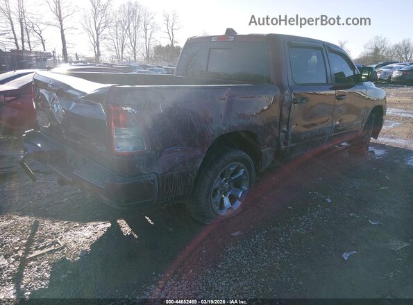 1C6SRFFT7KN690295 2019 RAM 1500 Темно-бордовый Задняя правая четверть