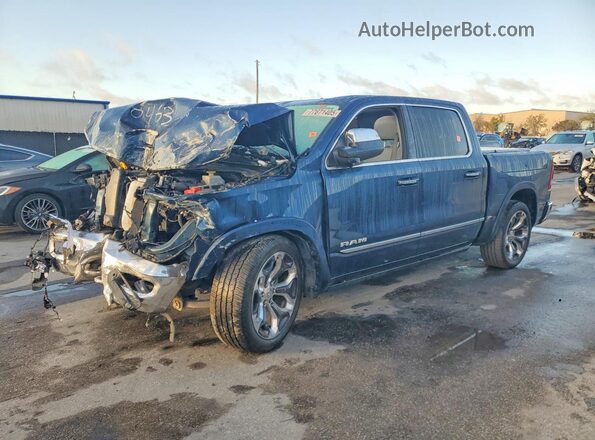 1C6SRFHT0NN120463 2022 DODGE RAM Синий Передняя левая четверть