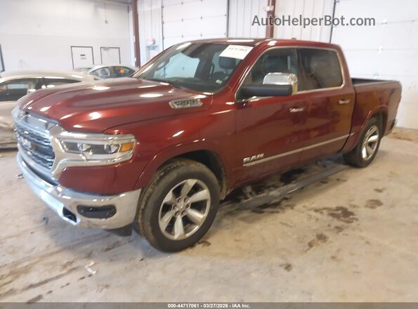 1C6SRFHT7KN525845 2019 RAM 1500 Красный Передняя левая четверть