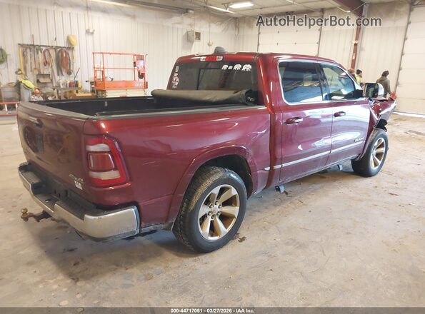 1C6SRFHT7KN525845 2019 RAM 1500 Красный Задняя правая четверть
