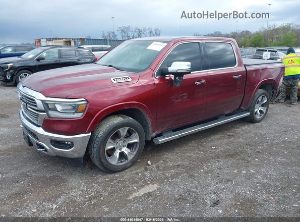 1C6SRFJM5MN739156 2021 RAM 1500 Темно-бордовый Передняя левая четверть