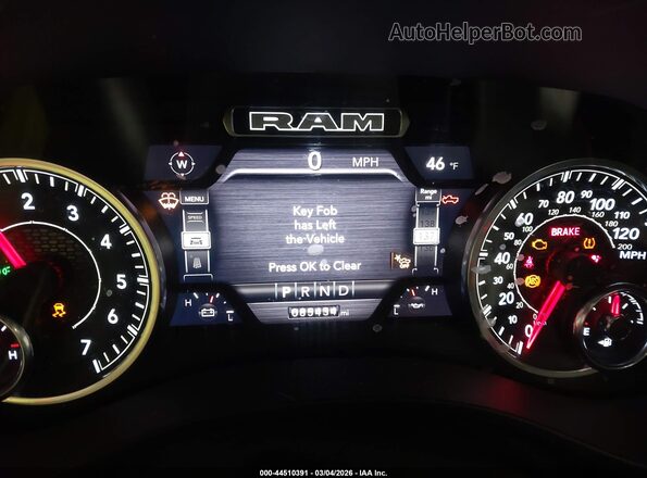 1C6SRFJT0RN179917 2024 RAM 1500 Черный Вид задних сидений