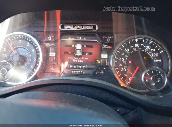 1C6SRFJT7MN688900 2021 RAM 1500 Черный Вид задних сидений