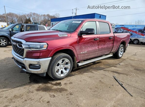 1C6SRFMPXSN518073 2025 RAM 1500 Красный Передняя левая четверть