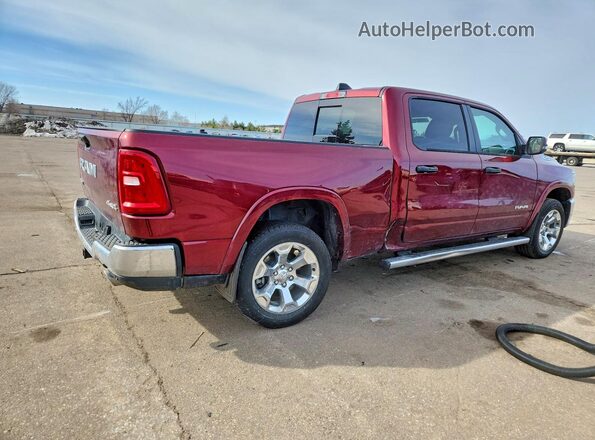 1C6SRFMPXSN518073 2025 RAM 1500 Красный Задняя правая четверть