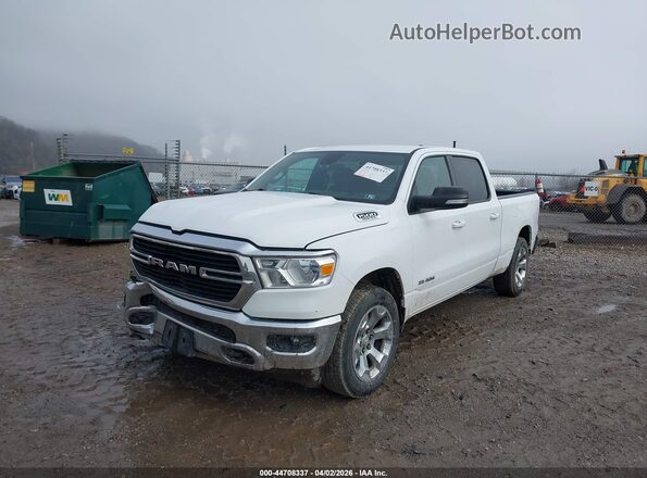 1C6SRFMT5MN643059 2021 RAM 1500 Белый Передняя левая четверть