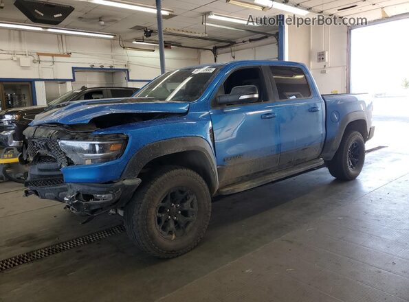 1C6SRFU9XNN319062 2022 RAM 1500 Синий Передняя левая четверть