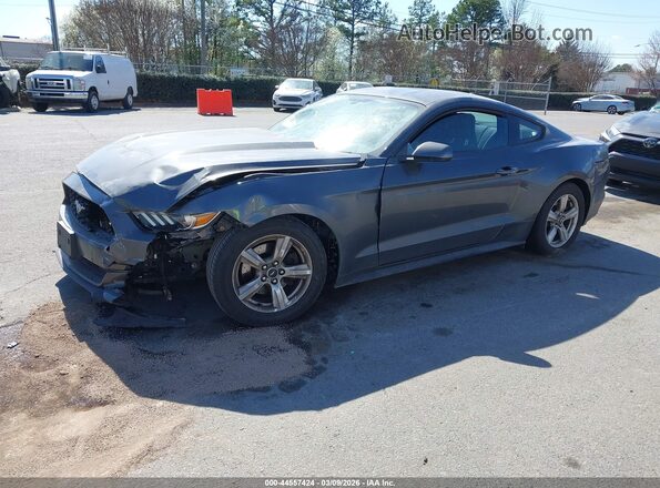 1FA6P8AM0H5339495 2017 FORD MUSTANG Серый Передняя левая четверть