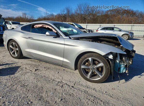 1FA6P8AM1G5273313 2016 FORD MUSTANG Серебряный Передняя правая четверть
