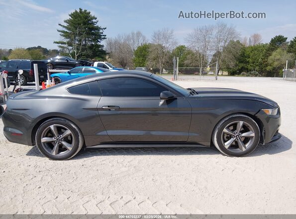 1FA6P8AM8G5309403 2016 FORD MUSTANG Серый Вид задней части салона