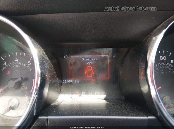 1FA6P8AM8G5309403 2016 FORD MUSTANG Серый Вид задних сидений