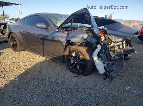 1FA6P8CF0S5410975 2025 FORD MUSTANG Black Przód prawy