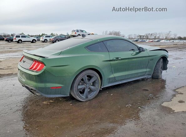 1FA6P8CF1N5136352 2022 FORD MUSTANG Green Tył prawy