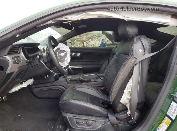 1FA6P8CF1N5136352 2022 FORD MUSTANG Green Widok wnętrza z przodu