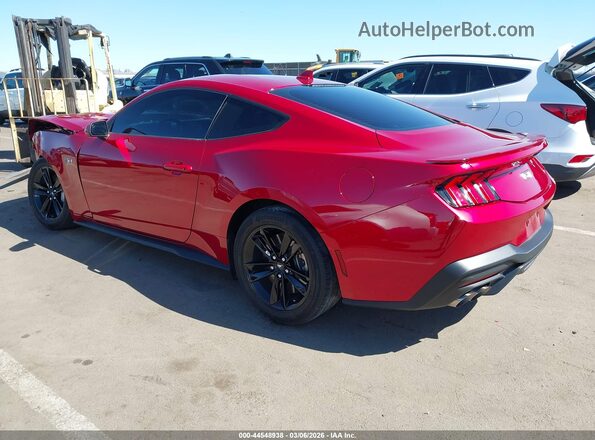 1FA6P8CF1R5429335 2024 FORD MUSTANG Красный Задняя левая четверть