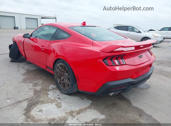 1FA6P8CF1T5401199 2026 FORD MUSTANG Красный Задняя левая четверть