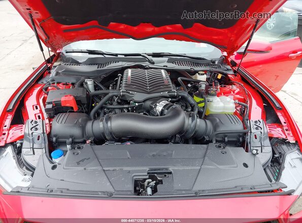 1FA6P8CF1T5401199 2026 FORD MUSTANG Красный Вид сзади