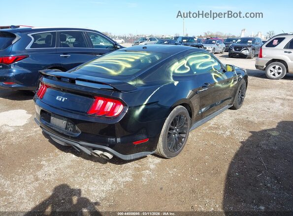 1FA6P8CF2K5182686 2019 FORD MUSTANG Черный Задняя правая четверть